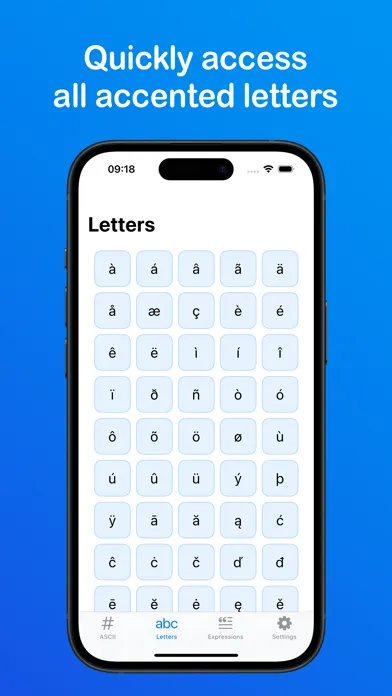 Special Characters & Symbols سکرین شاٹس