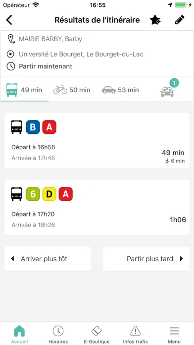 Tangkapan layar Synchro Chambéry