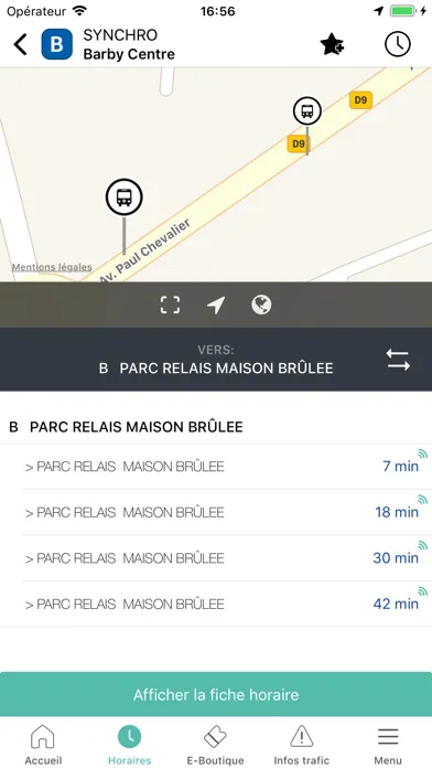 Tangkapan layar Synchro Chambéry
