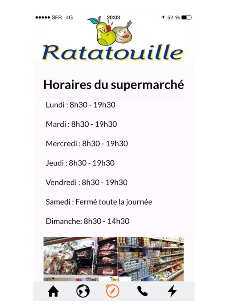 Captures d'écran de Supermarché Ratatouille iPad 
