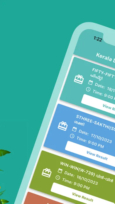 Captures d'écran de Kerala Lottery Result