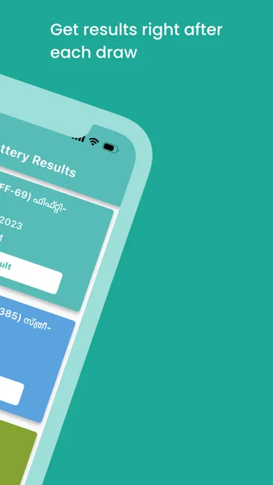 Captures d'écran de Kerala Lottery Result