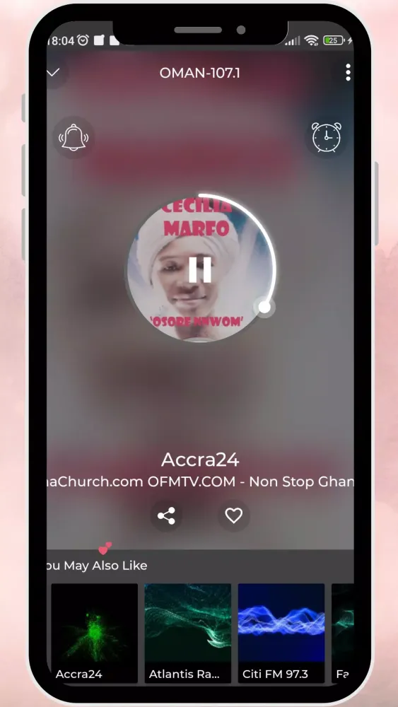 OMAN FM 107.1 Ghana Radio APP Screenshots