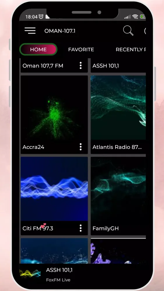 OMAN FM 107.1 Ghana Radio APP Screenshots