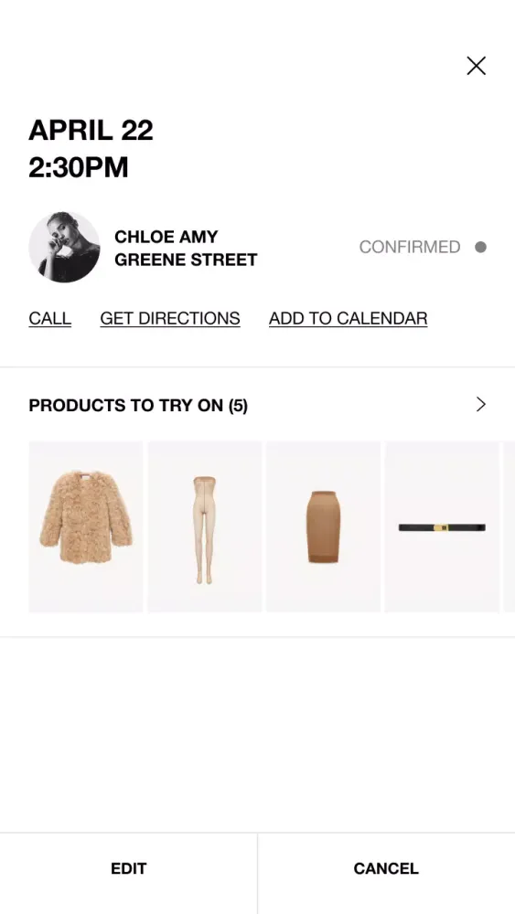 Capturas de pantalla de Saint Laurent