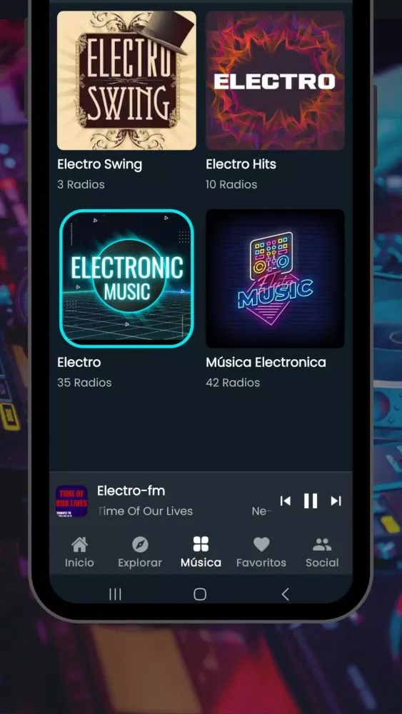 Electronic スクリーンショット