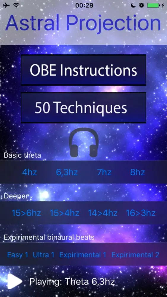 Capturas de pantalla de Astral Projection Binaural