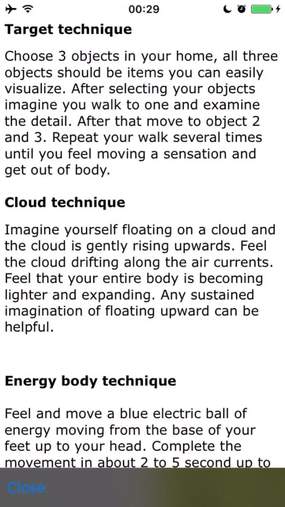 Capturas de pantalla de Astral Projection Binaural