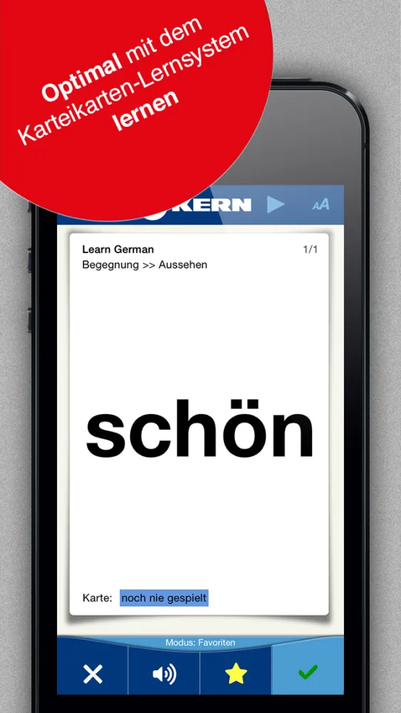 KERN Language Trainer German سکرین شاٹس