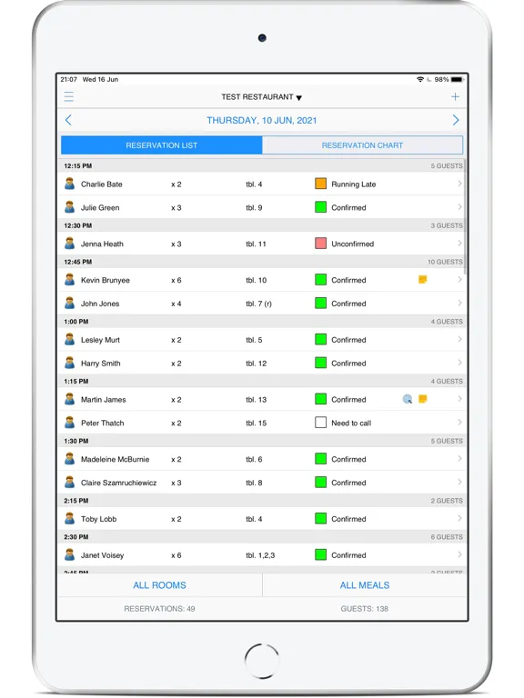 e-Res iPad  スクリーンショット