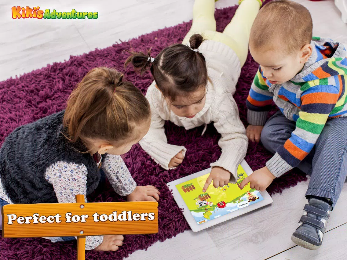 Kiki's Farm Animals iPad  سکرین شاٹس