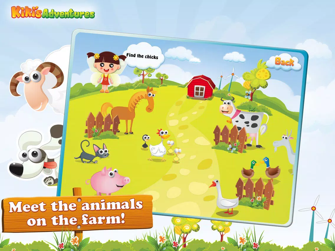 Kiki's Farm Animals iPad  سکرین شاٹس