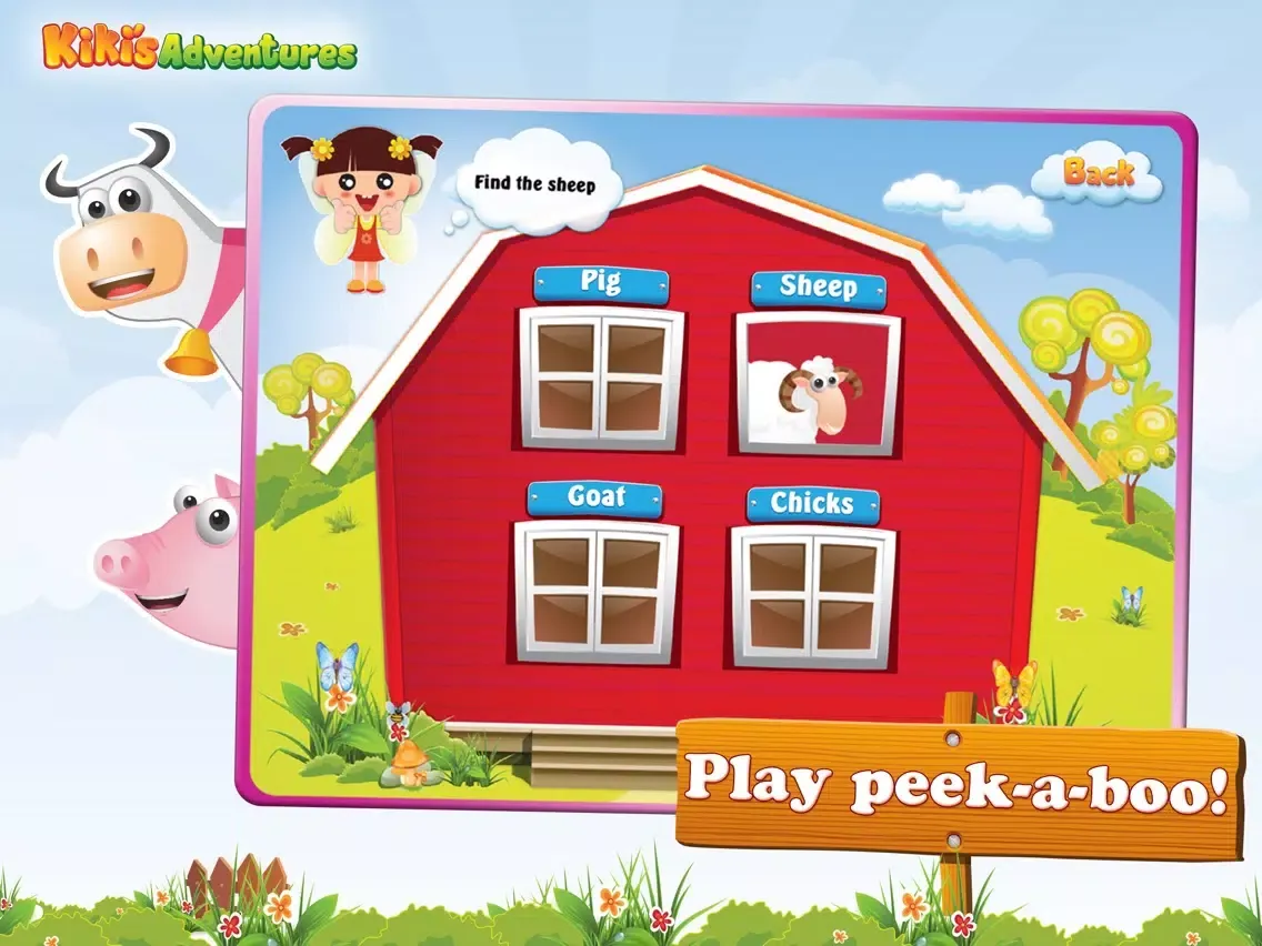 Kiki's Farm Animals iPad  스크린샷