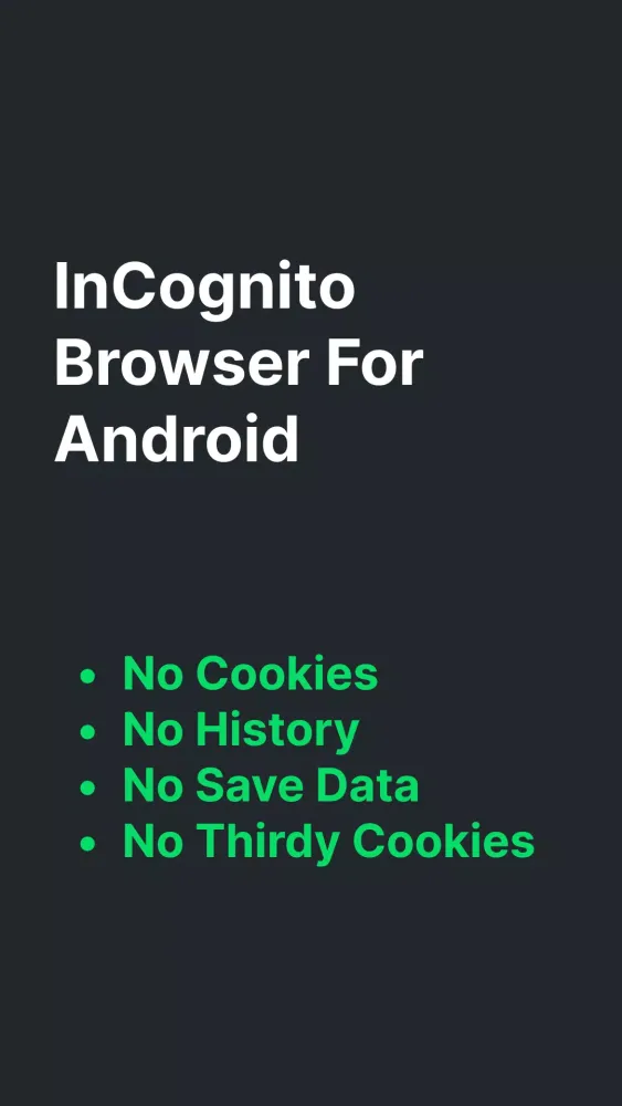 incognito Browser For Android Screenshots