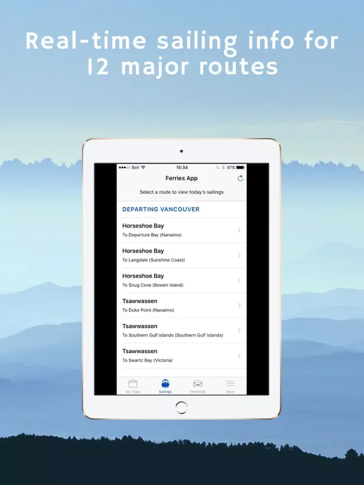 Ferries - BC Ferries Schedules iPad  স্ক্রিনশট