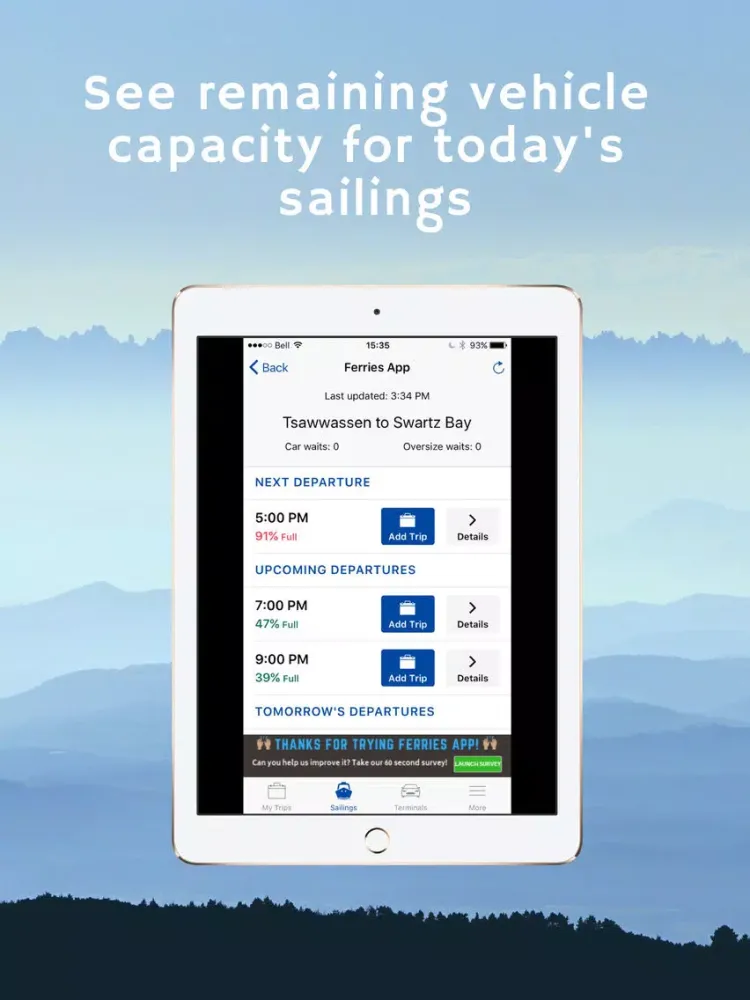 Ferries - BC Ferries Schedules iPad  স্ক্রিনশট
