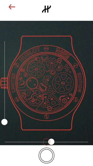 Zrzuty ekranu Hublot e-warranty