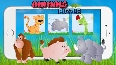 Easy Animals Jigsaw Drag And Drop Puzzle Match Games For Toddlers And Preschool Screenshots
