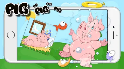 Cute Baby Pigs Jigsaw Puzzles Game For Pre-School Girls And Boys ( 2,3,4,5 and 6 Years Old )应用截图