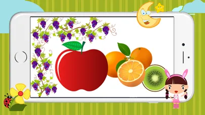 Скриншоты Pre-Schools Quiz Fruits And Vegetables Flashcards Names In English - Free Educational Kids Games For 1,2,3,4 To 3 Years Old