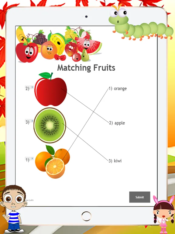Скриншоты ABC Game for Nursery - Kid Learning Fruits match iPad 