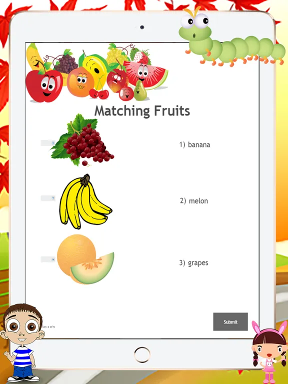 Скриншоты ABC Game for Nursery - Kid Learning Fruits match iPad 