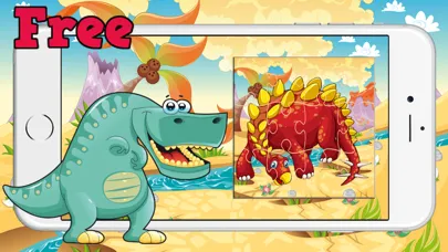 تصاویر Pre-K Activities Puzzles - Dinosaur Jigsaw Game