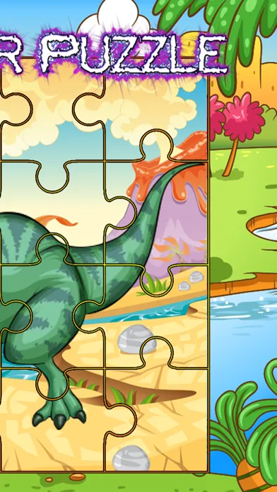 Dino Math Games Jigsaw Puzzles : Dinosaur for Kids سکرین شاٹس