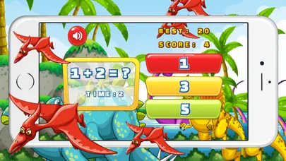 صور Cool Dinosaur for Kid : 1st Grade Math Game Online