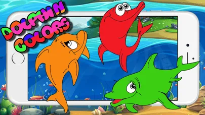 Captures d'écran de Dolphins Color Matching Test 2 3 4 5 6 Year Olds
