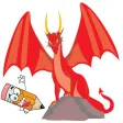 Learn to Color Wizard with Fantasy Dragon Learn to Color Wizard with Fantasy Dragon