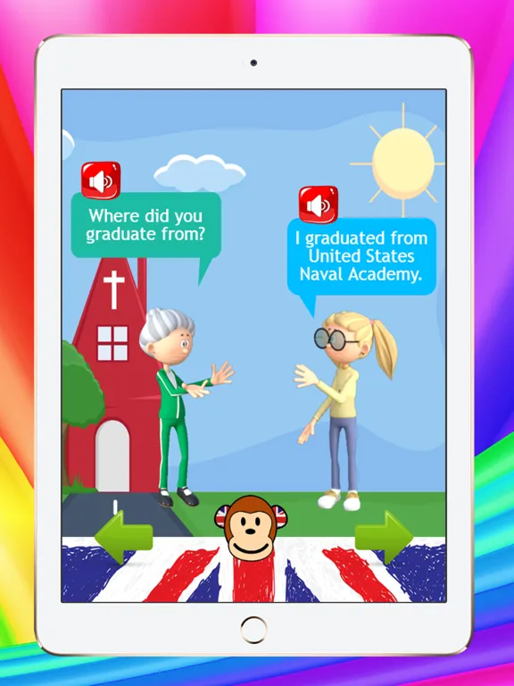 Captures d'écran de School University Learning English Conversation iPad 