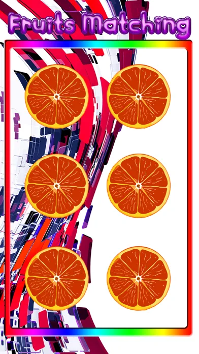 Cards Game For Kids - Fruits Matching Puzzles Test سکرین شاٹس