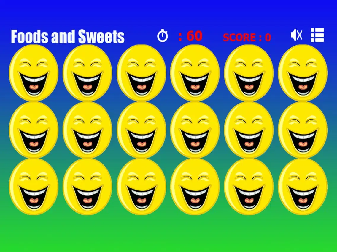 Zrzuty ekranu Favorite Foods and Sweets Match For Child iPad 