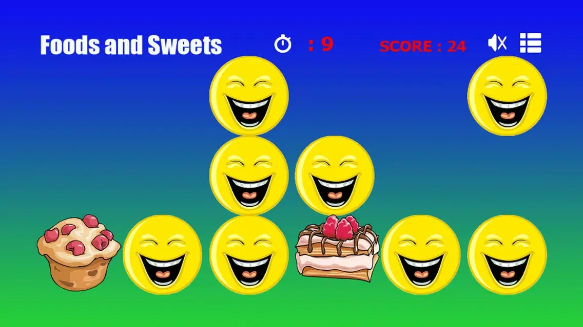 Zrzuty ekranu Favorite Foods and Sweets Match For Child