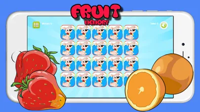 Fruits Flash Cards Matching Games For Toddler Boys Screenshots