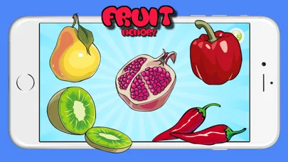 Fruits Flash Cards Matching Games For Toddler Boys Screenshots