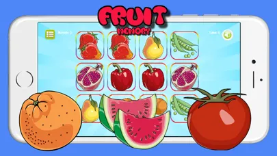Fruits Flash Cards Matching Games For Toddler Boys Screenshots