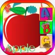 Fruit Alphabet Spelling Words Kindergarten School Fruit Alphabet Spelling Words Kindergarten School