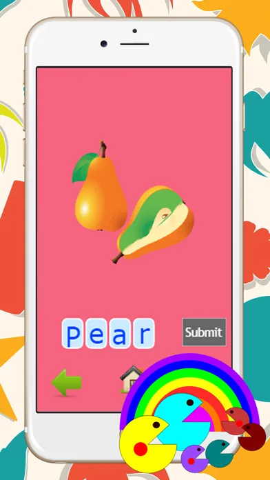 Tangkapan skrin Fruit Alphabet Spelling Words Kindergarten School