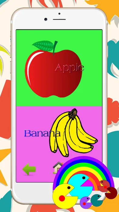Tangkapan skrin Fruit Alphabet Spelling Words Kindergarten School
