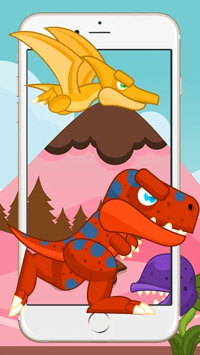 Tangkapan skrin Hunter Dinosaurs - Hunting Dino Runner in Caveman