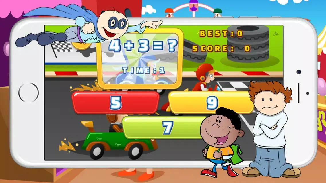Tangkapan layar Everyday Math Playground Games Activities for Kids