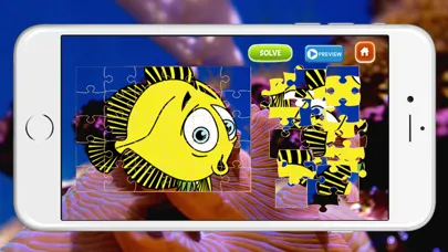 ภาพหน้าจอของ Ocean Animals Puzzle Jigsaw Shape Math Games For Kindergarten Kid's And Toddlers