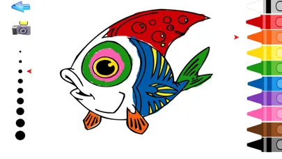Tangkapan skrin Ocean Fish Coloring Pages for Toddlers and Kids