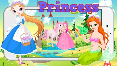 تصاویر Princess & Unicorns for Kids : Cute Jigsaw Puzzles
