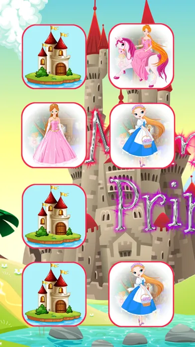 Zrzuty ekranu The Magic Princess Matching Game for Toddler Girl