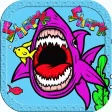 Sharks Coloring Quiz Puzzle Baby Kids 2 3 4 Years