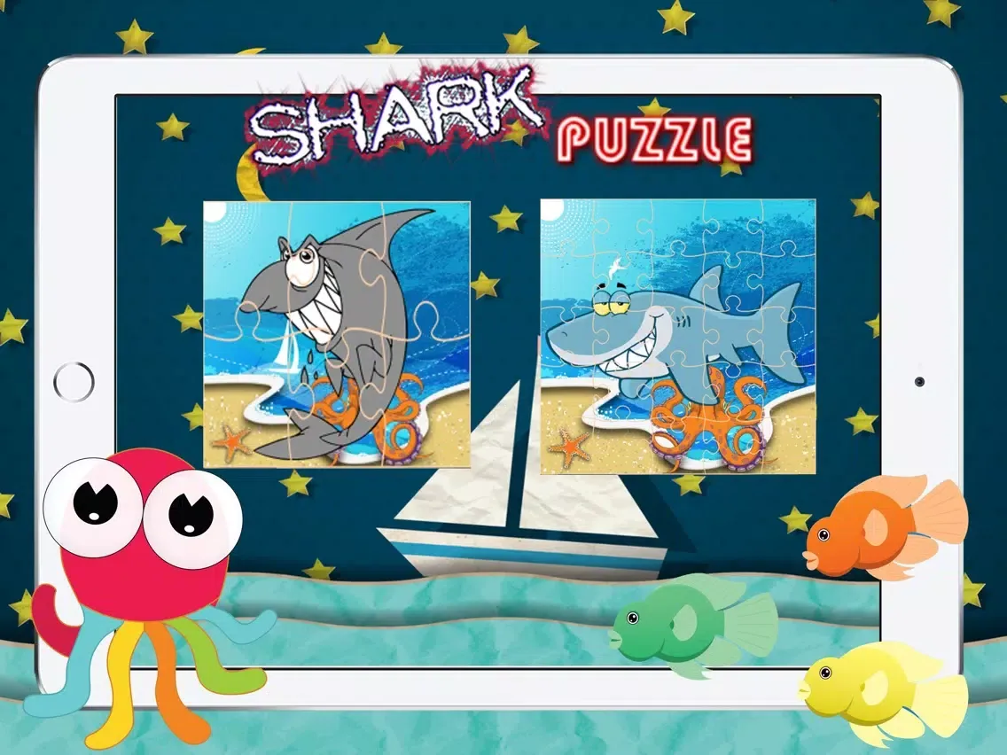 Скриншоты Shark Animals Underwater Jigsaw Puzzles for Kindergarten Learning Games iPad 