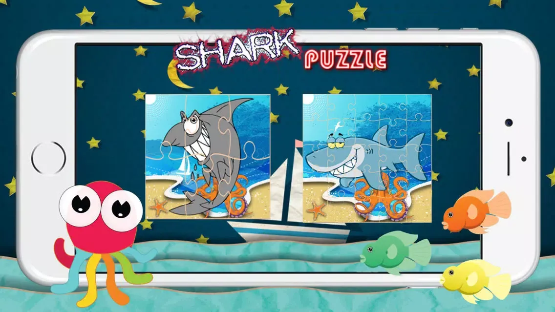 Скриншоты Shark Animals Underwater Jigsaw Puzzles for Kindergarten Learning Games